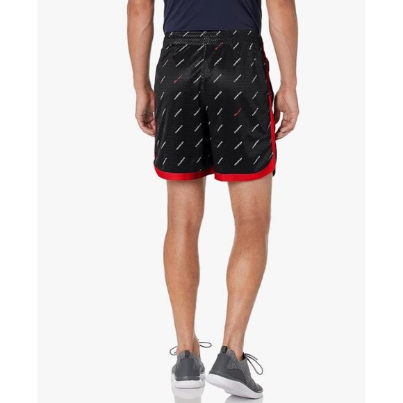 Champion Men's 7-inch Taped AOP Mesh Short Sz Medium Mens Black & Red - Picture 2 of 12